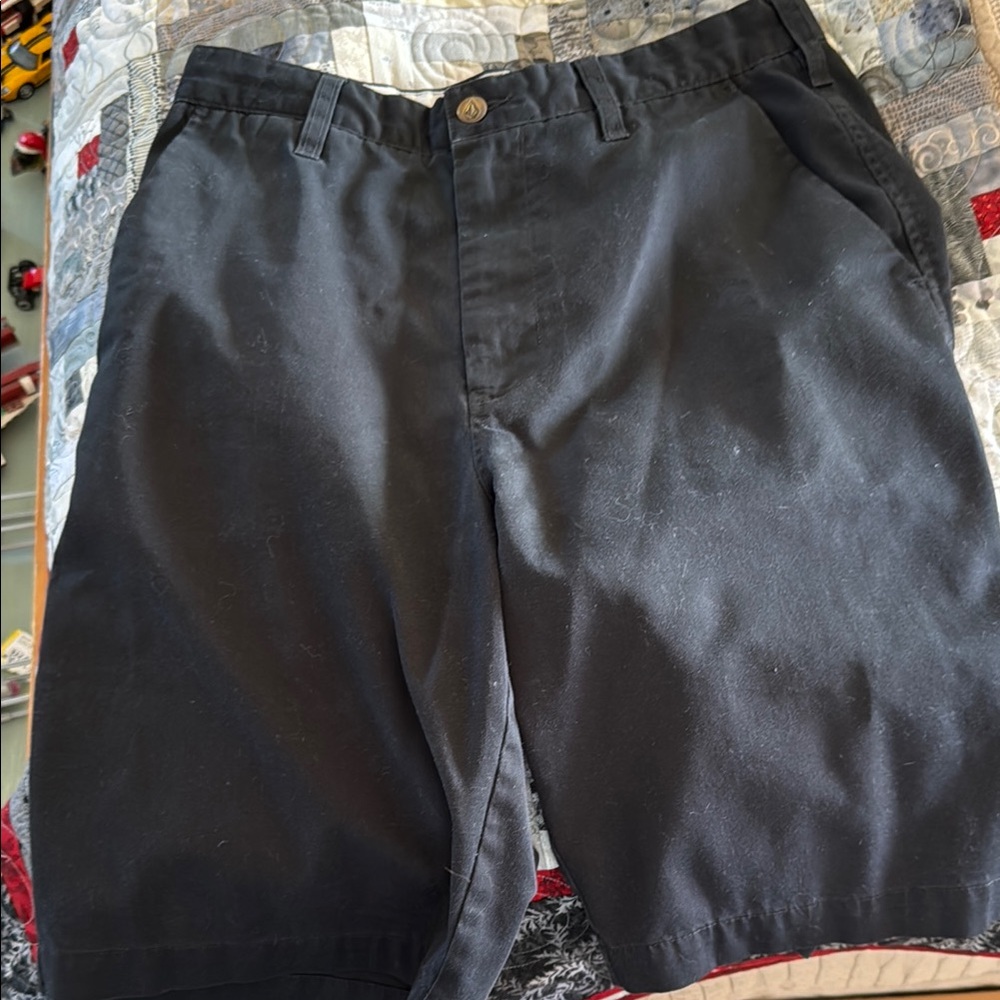 Men's Black Casual Shorts